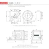 Ventilation Duct Axial Fan, HTF, ATEX, Stainless, Steel - view 4