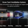 Ventilation Duct Fan, 402, CFM, 10-speed - view 2