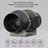 Ventilation Duct Fan, 402, CFM, 10-speed - view 4