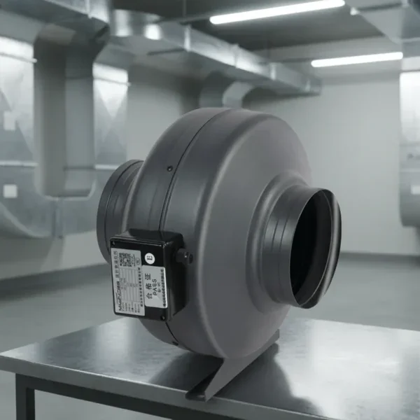 Ventilation Duct Fan, Inline, Cast, Brushless, 4"/100mm