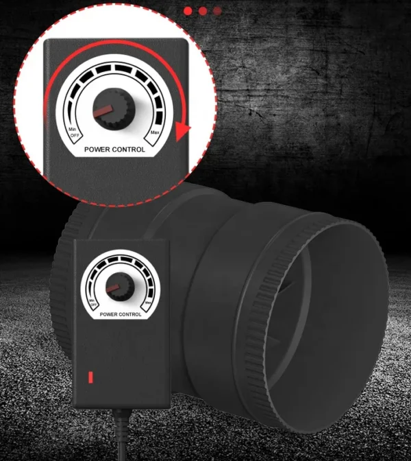 Ventilation Duct Inline Fan, 230V, Plastic - view 6