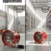 Ventilation Exhaust Axial Blower, 110V, 60Hz, 8inch - view 6