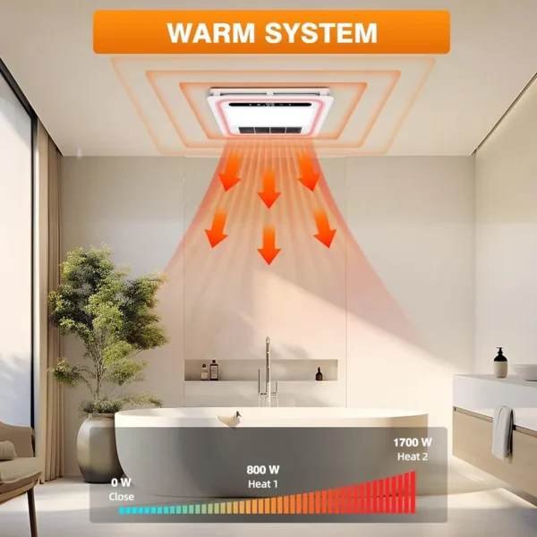Ventilation Exhaust Fan, SAA, LED, Ceiling - view 5