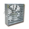 Ventilation Exhaust Shutter Fan, Wall, Axial, Stainless, Steel