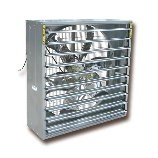 Ventilation Exhaust Shutter Fan, Wall, Axial, Stainless, Steel