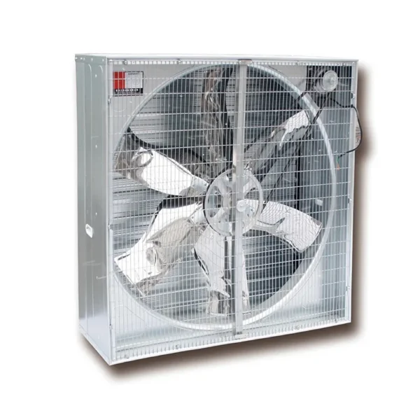 Ventilation Exhaust Shutter Fan, Wall, Axial, Stainless, Steel - view 2