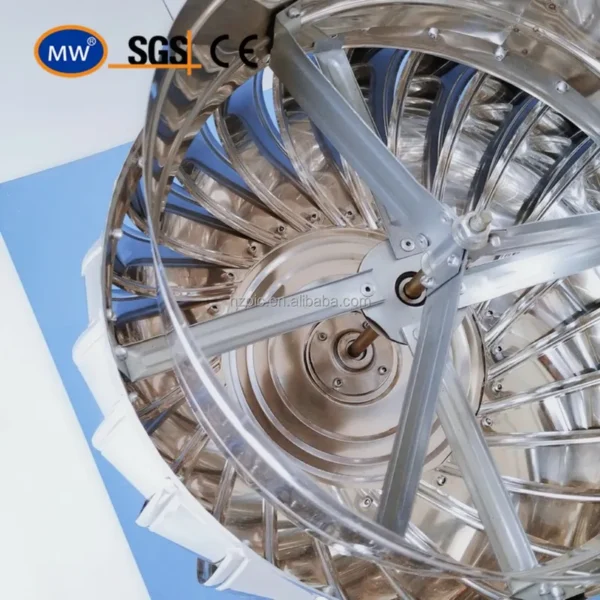 Ventilation Fan, 360mm, Stainless, Steel, Roof - view 5