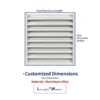 Ventilation Fan Parts, Aluminum Alloy, 18 - view 4