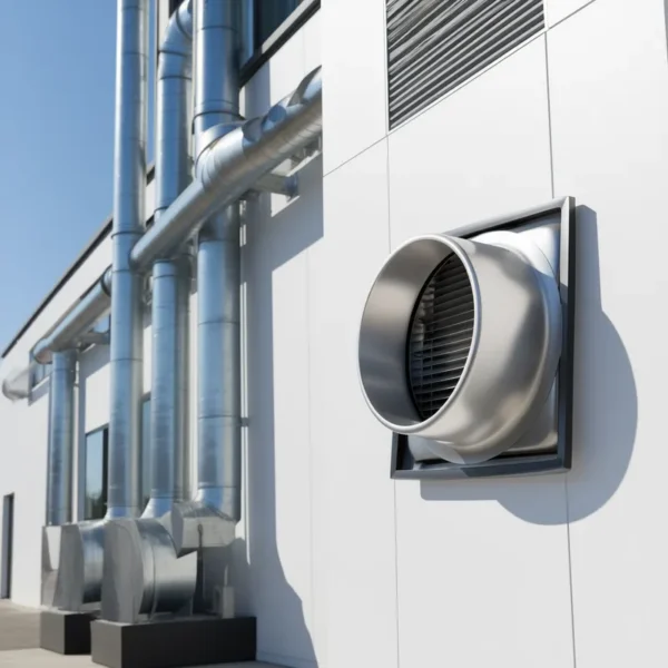 Ventilation Fan, Wall, Stainless, Steel - view 2