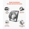 Ventilation Fan, Wall, Stainless, Steel - view 5