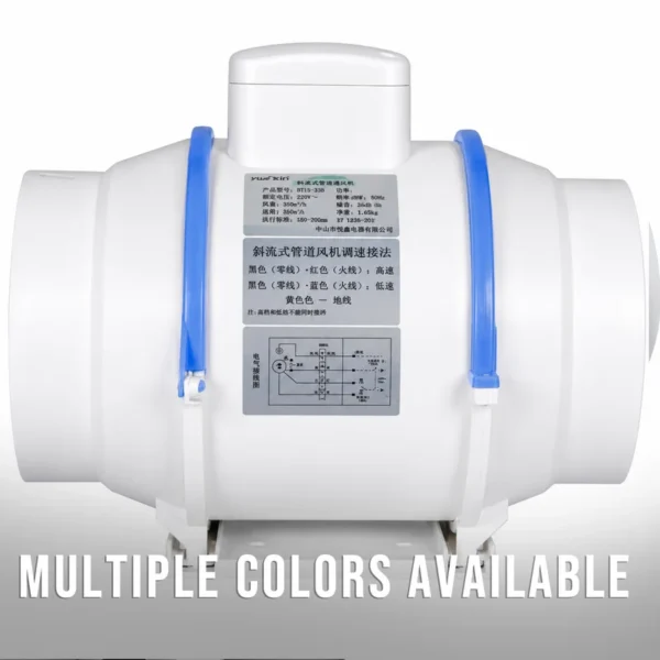 Ventilation Flow Duct Fan, ABS, Plastic, CCC/CE/ISO9001 - view 4