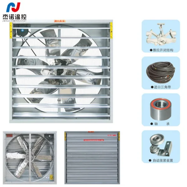 Ventilation Industrial Exhaust Fan, Wall, 220v, 55000m3 - view 4