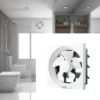 Ventilation Silent Exhaust Fan, Wall, Ceiling, Plastic - view 4
