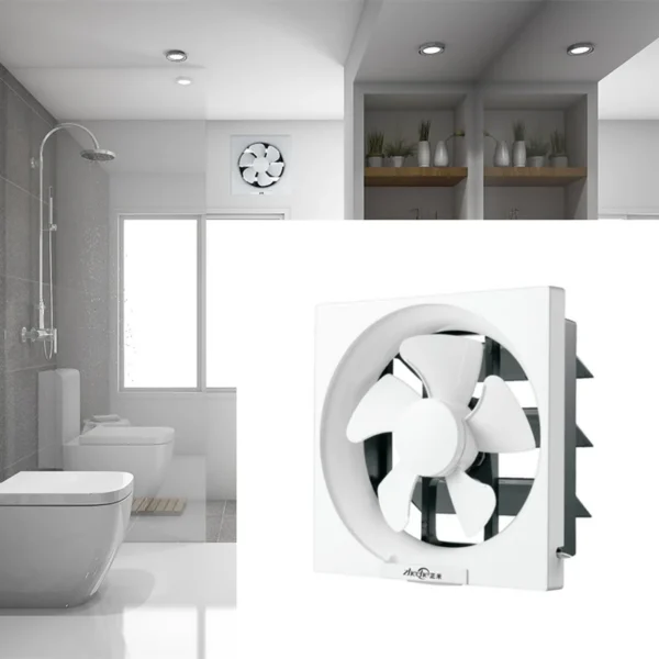 Ventilation Silent Exhaust Fan, Wall, Ceiling, Plastic - view 4
