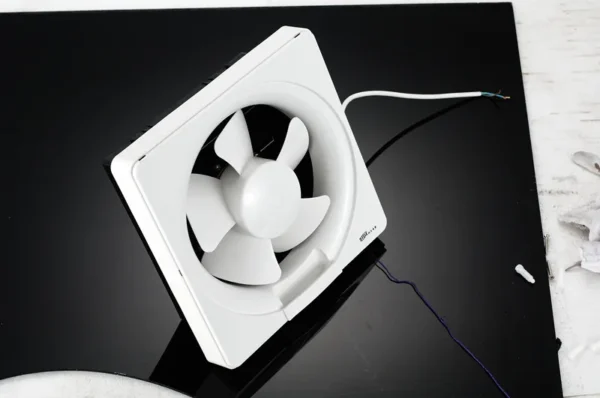 Ventilation Silent Exhaust Fan, Wall, Ceiling, Plastic - view 5