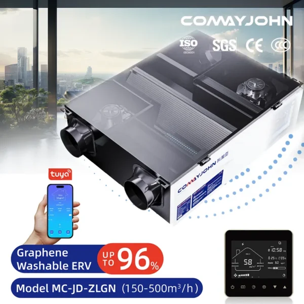 Ventilation System Exhaust Fan, COMAYJOHN, MC-JD-ZLGN