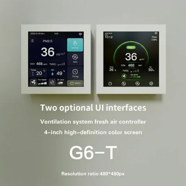 Ventilation System Intelligent Controller, CO2, HVAC - view 2
