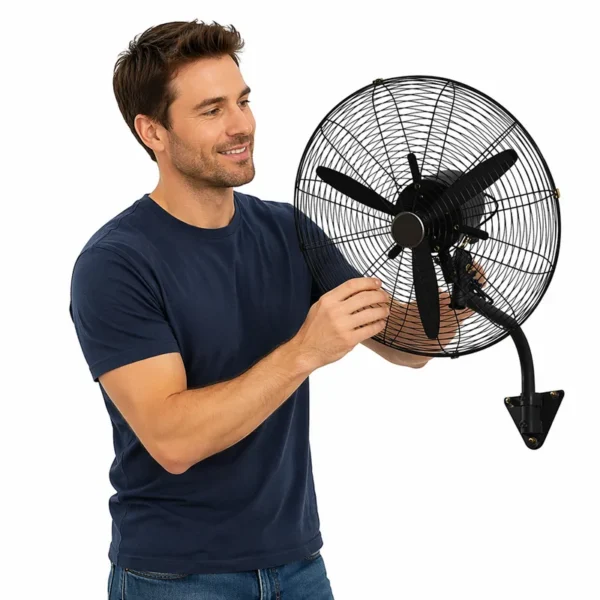Ventilation Wall Fan, 95, Metal - view 6