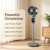 Vertical Air Circulation Fan, 50W(0.07hp), ABS Plastic
