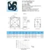 Vertical Axial Flow Cooler, 200mm, 24V, Brushless, 60mm - view 2