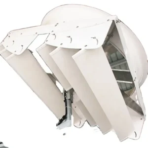 Vertical Greenhouse Ventilation Fan, PVC, Axial
