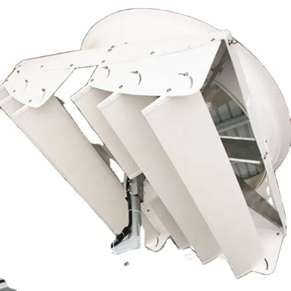 Vertical Greenhouse Ventilation Fan, PVC, Axial