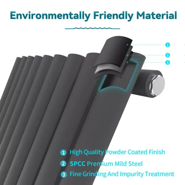 Vertical Heating Radiator, HUICHAN, HVAC - view 5