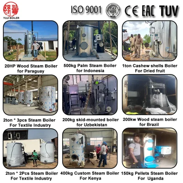 Vertical Steam Boiler, YUJI, LSG, 100-1000kg/h - view 2