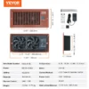 Vevor Register Booster Fan, 4', 10' - view 6
