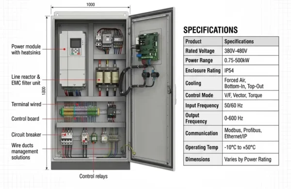 Vfd Control Panel, LCD, 220, 24VDC - view 2