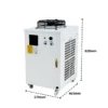 Vietnam Co2 Laser Chiller, LQE-6100, AC 1PH 220V, 500 W - view 4