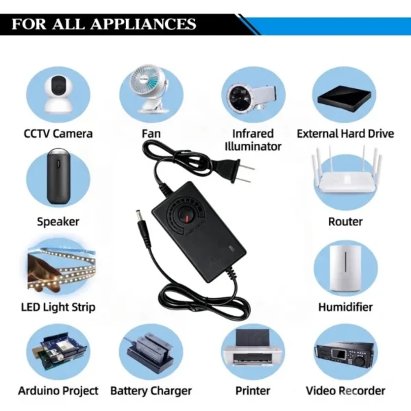 Voltage Regulator Speed Controller, 3-12V, 3A - view 2