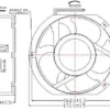Volts Axial Fan, 110V, 220V, 240, Aluminum - view 2