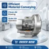 Vortex Ring Regenerative Blower, 2.2KW, Plastic