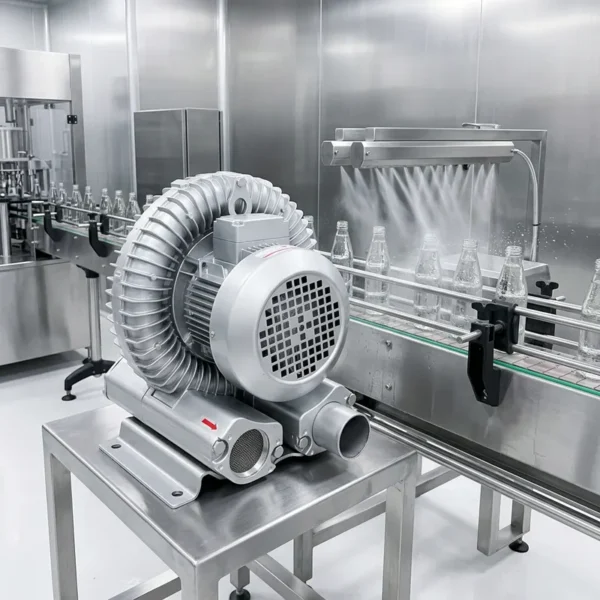 Vortex Ring Regenerative Blower, 2.2KW, Plastic - view 2