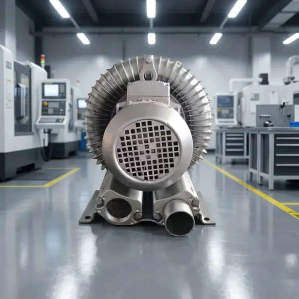 Vortex Ring Regenerative Blower, 2.2KW, Plastic - view 4