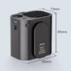 Waist Usb Fan, Plastic, Portable - view 6