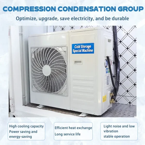 Walk-in Cold Storage Freezer, Solar, 110 V, R404 - view 2