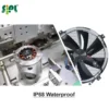 Wall Air Exhaust Fan, 24V, Solar - view 2