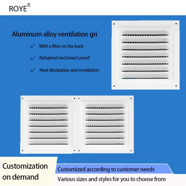 Wall Exhaust Fans, Aluminum - view 2