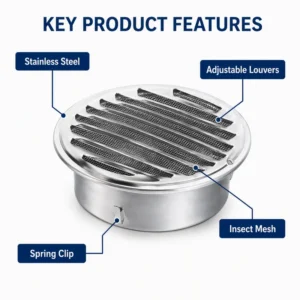 Wall Exhaust Fans, Stainless, Steel, Ceiling