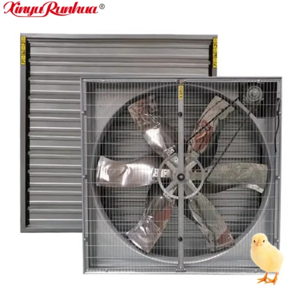 Wall Fan, 1380mm, Axial, 54", Stainless - view 2