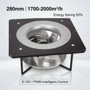 Wall Fan, 280mm, Centrifugal, 230V, 2000m/h