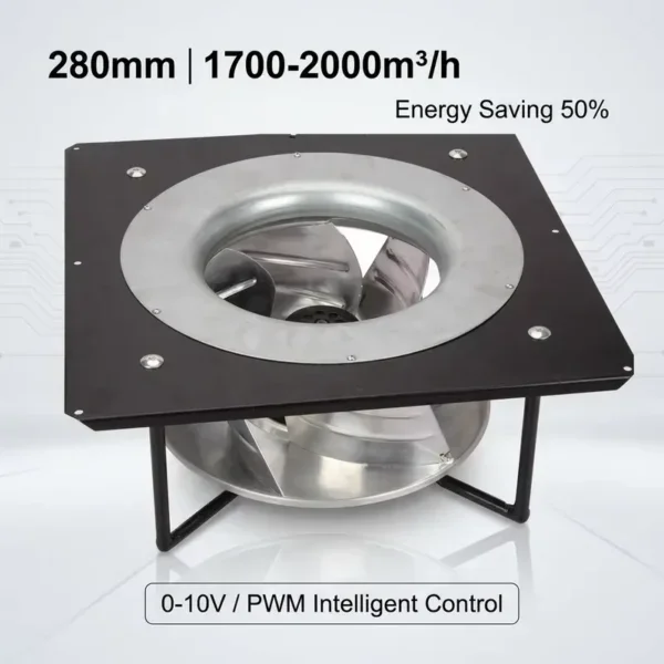Wall Fan, 280mm, Centrifugal, 230V, 2000m/h