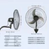 Wall Fan, 3-Speed, D0100HPFRT7 - view 4