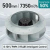 Wall Fan, 400/450mm, Centrifugal, 4800m/h, 230V - view 2