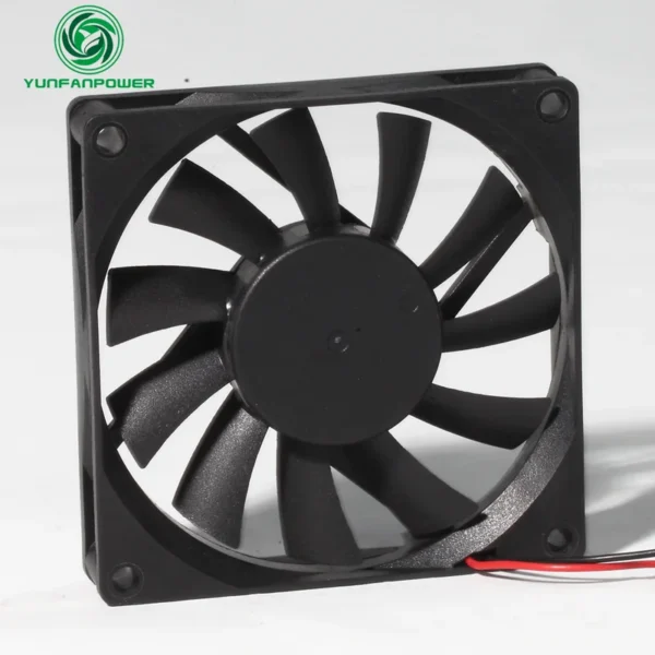 Wall Fan, 80x80x15mm, 12v, 24v, Axial - view 3