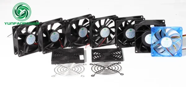 Wall Fan, 80x80x15mm, 12v, 24v, Axial - view 4