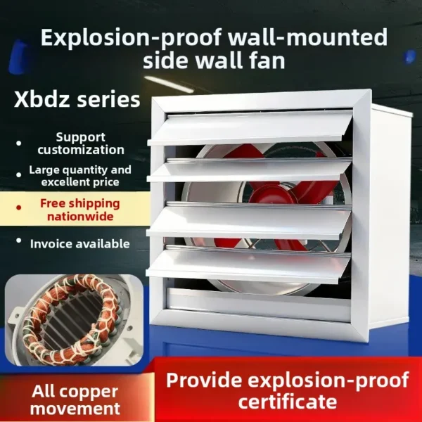 Wall Fan, Aluminum, Axial - view 5
