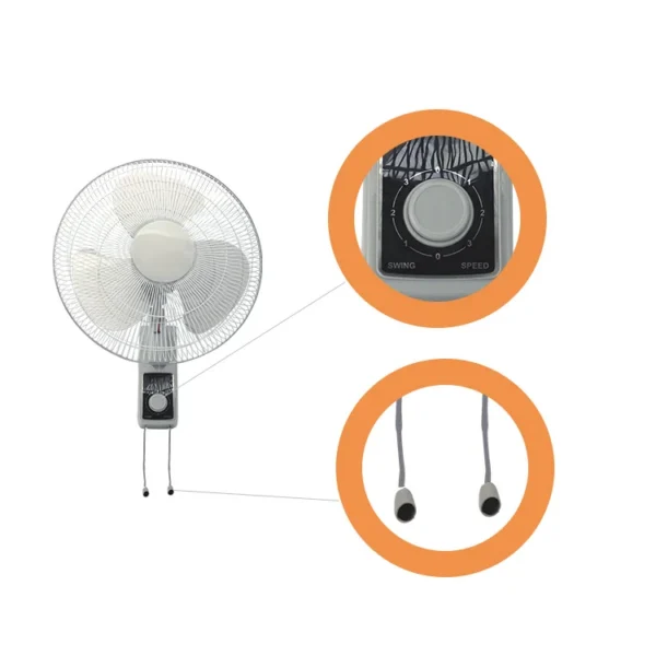 Wall Fan, Electric, Plastic - view 6